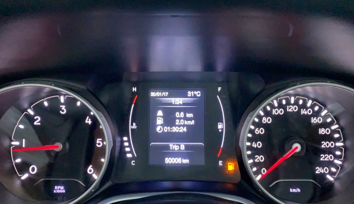 2018 Jeep Compass LIMITED (O) 2.0, Diesel, Manual, 50,579 km, Odometer Image