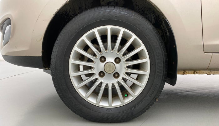 2014 Tata Zest XMA QUADRAJET 90PS, Diesel, Automatic, 95,307 km, Left Front Wheel