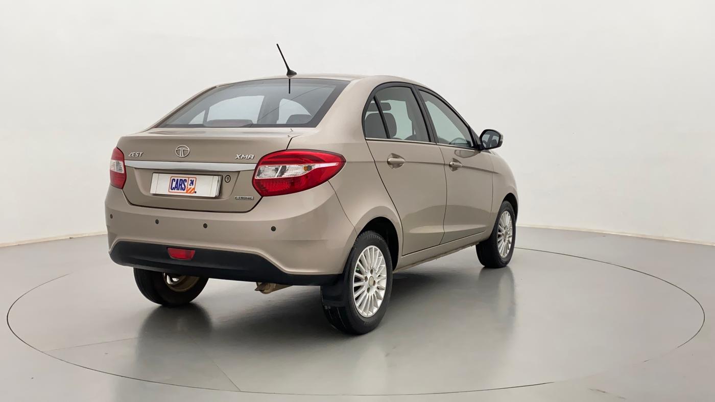 2014 Tata Zest XMA QUADRAJET 90PS, Diesel, Automatic, 95,307 km, Right Back Diagonal