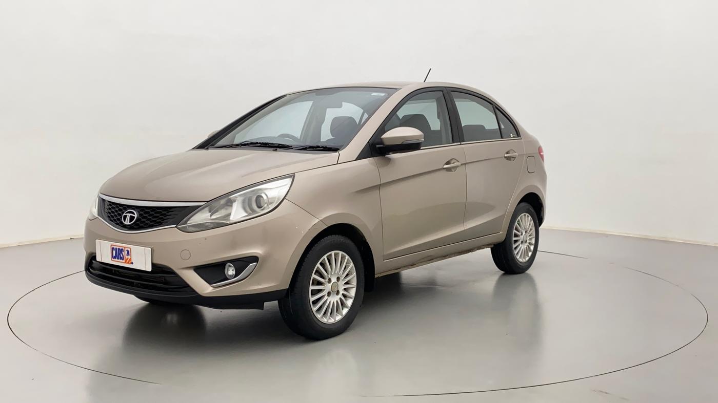2014 Tata Zest XMA QUADRAJET 90PS, Diesel, Automatic, 95,307 km, Left Front Diagonal