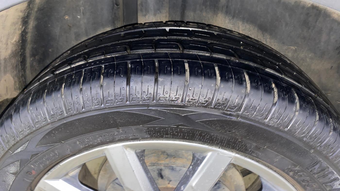 2021 Volkswagen Vento HIGHLINE PLUS 1.0L TSI AT, Petrol, Automatic, 35,599 km, Right Rear Tyre Tread