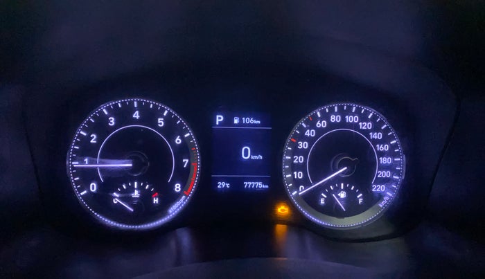 2019 Hyundai VENUE SX PLUS 1.0 TURBO DCT, Petrol, Automatic, 77,769 km, Odometer Image