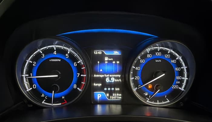 2017 Maruti Baleno ALPHA CVT PETROL 1.2, Petrol, Automatic, 72,462 km, Odometer Image