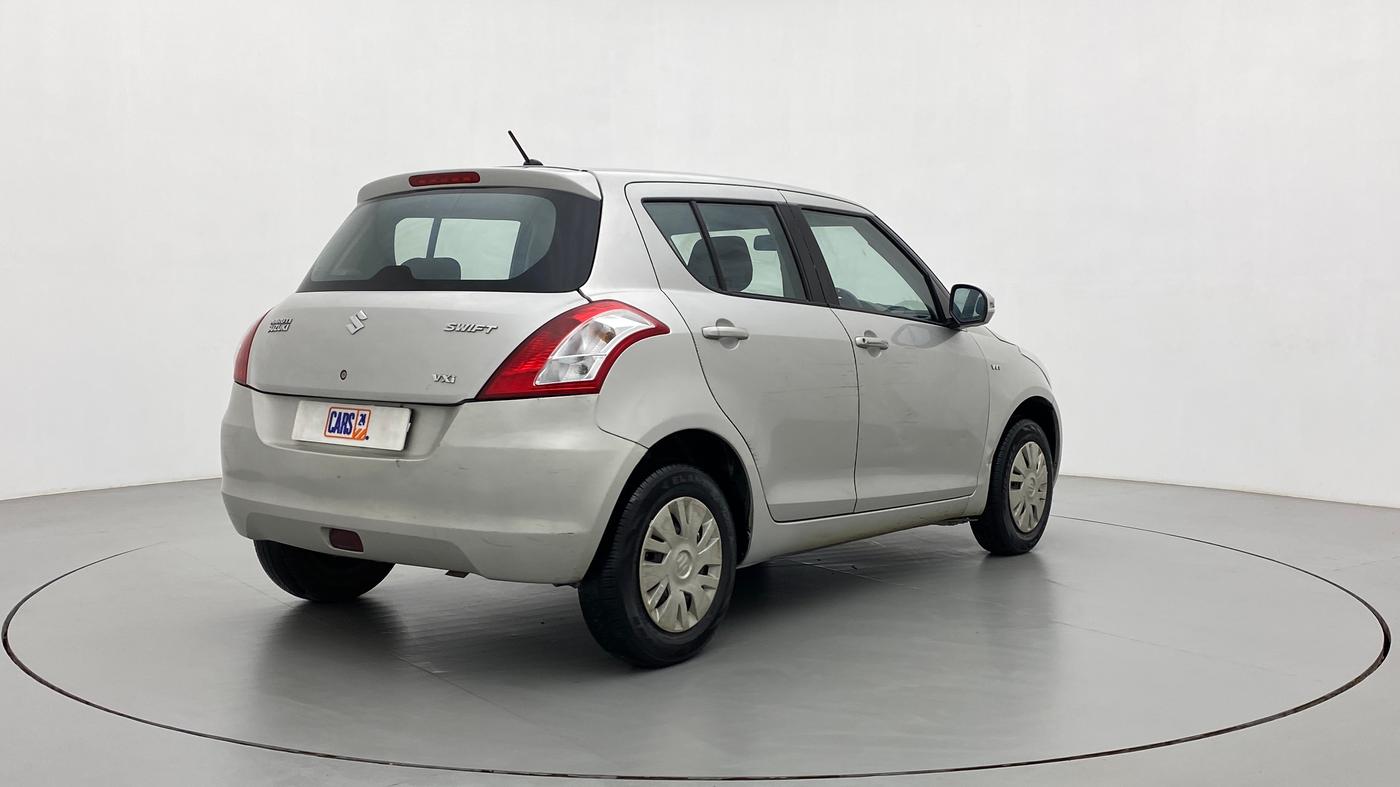 2012 Maruti Swift VXI, Petrol, Manual, 72,383 km, Right Back Diagonal