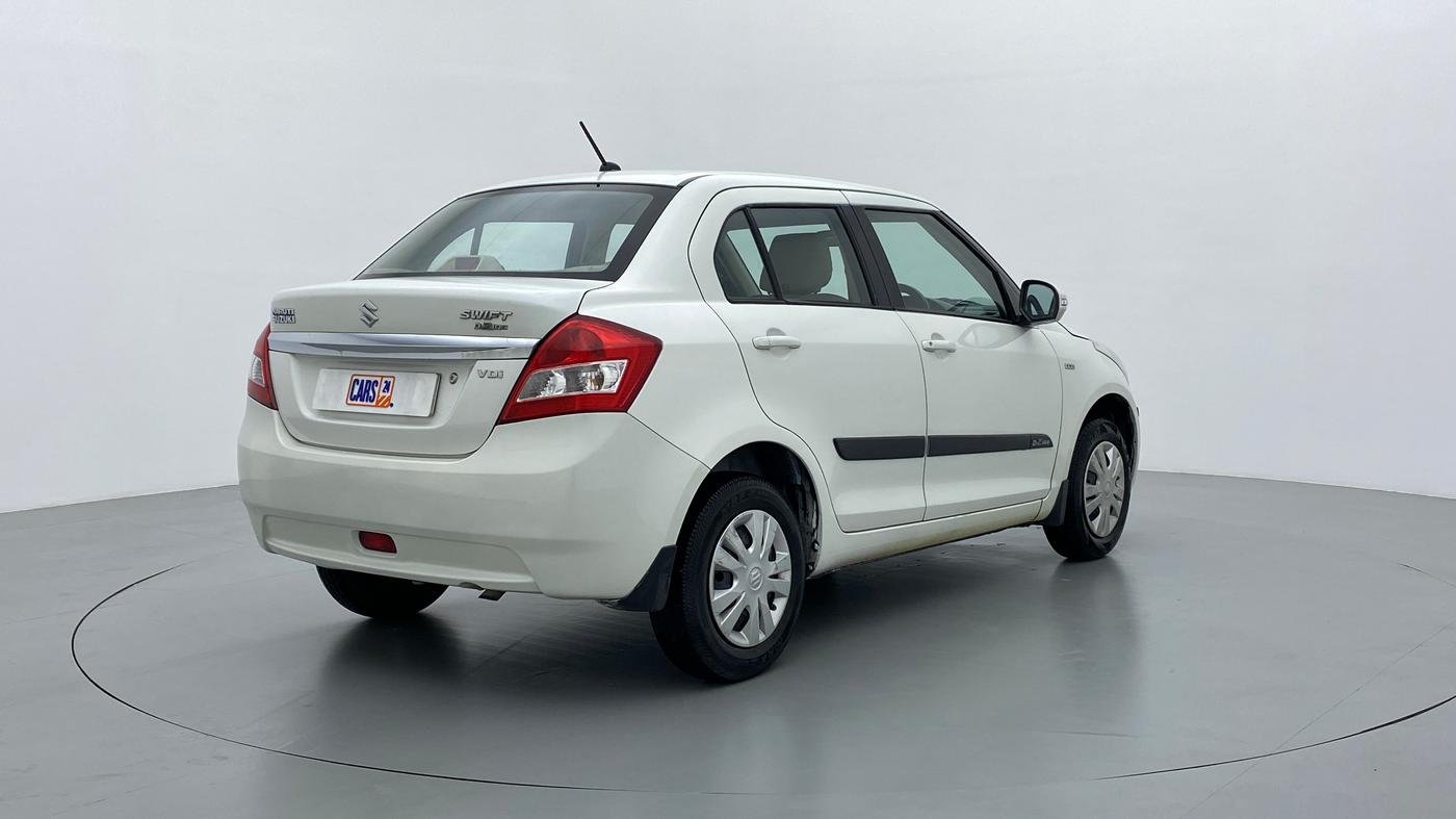 2012 Maruti Swift Dzire VDI BS IV, Diesel, Manual, 49,670 km, Right Back Diagonal