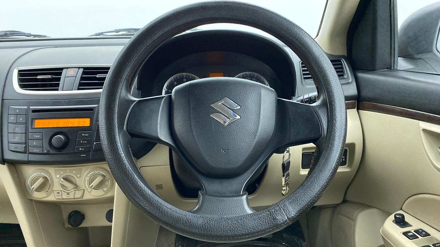 2012 Maruti Swift Dzire VDI BS IV, Diesel, Manual, 49,670 km, Steering Wheel Close Up