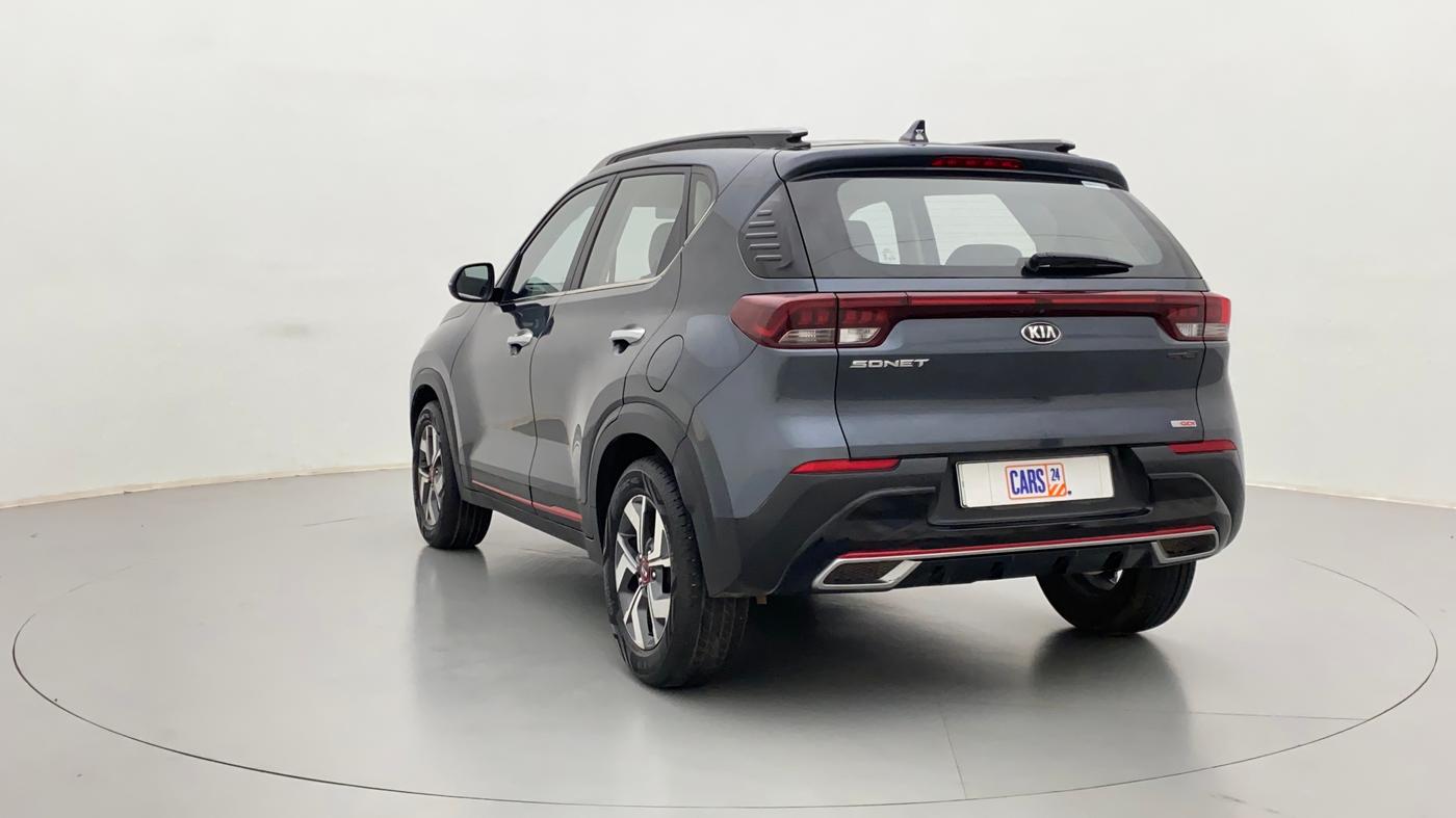 2020 KIA SONET GTX + 1.0 IMT, Petrol, Manual, 13,021 km, Left Back Diagonal