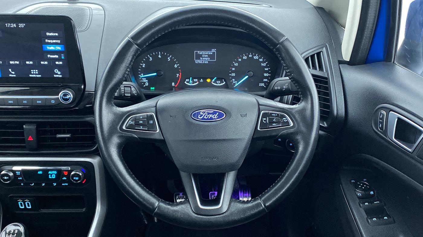 2018 Ford Ecosport 1.5 TITANIUM TI VCT, Petrol, Manual, 12,795 km, Steering Wheel Close Up