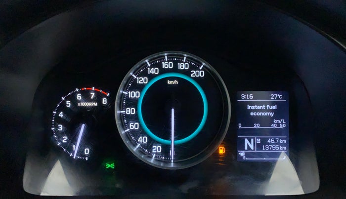 2020 Maruti IGNIS ZETA 1.2 AMT, Petrol, Automatic, 13,795 km, Odometer Image