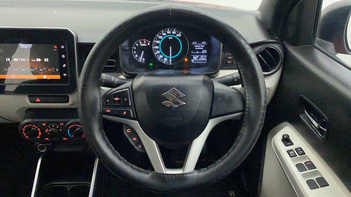 2020 Maruti IGNIS ZETA 1.2 AMT, Petrol, Automatic, 13,795 km, Steering Wheel Close Up