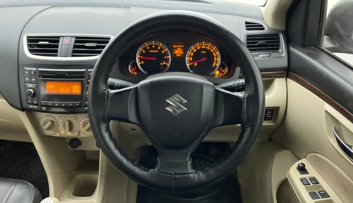 2013 Maruti Swift Dzire VXI, Petrol, Manual, 80,375 km, Steering Wheel Close Up