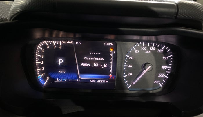 2023 Tata ALTROZ XZA, Petrol, Automatic, 44,510 km, Odometer Image