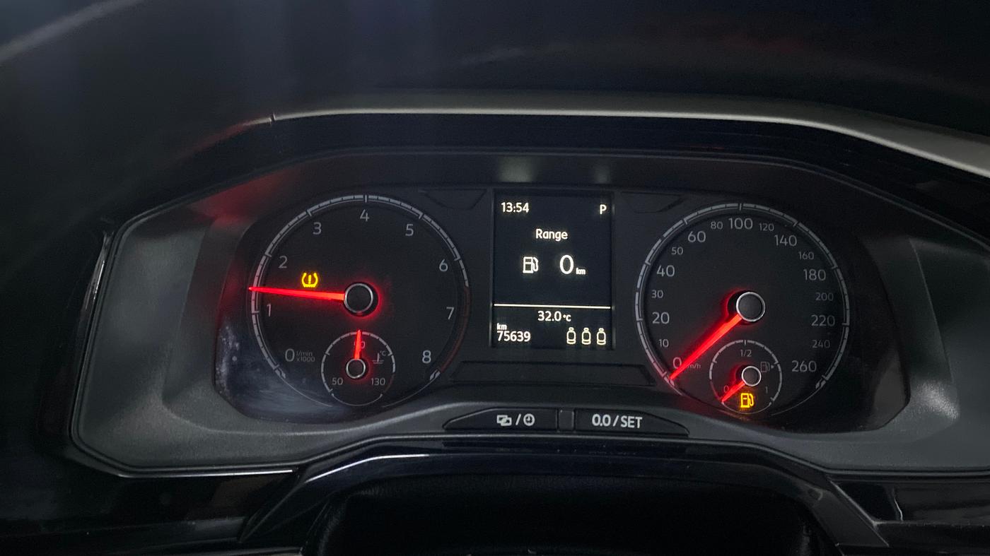 2023 Volkswagen VIRTUS HIGHLINE TSI 1.0 AT, Petrol, Automatic, 75,629 km, Odometer Image