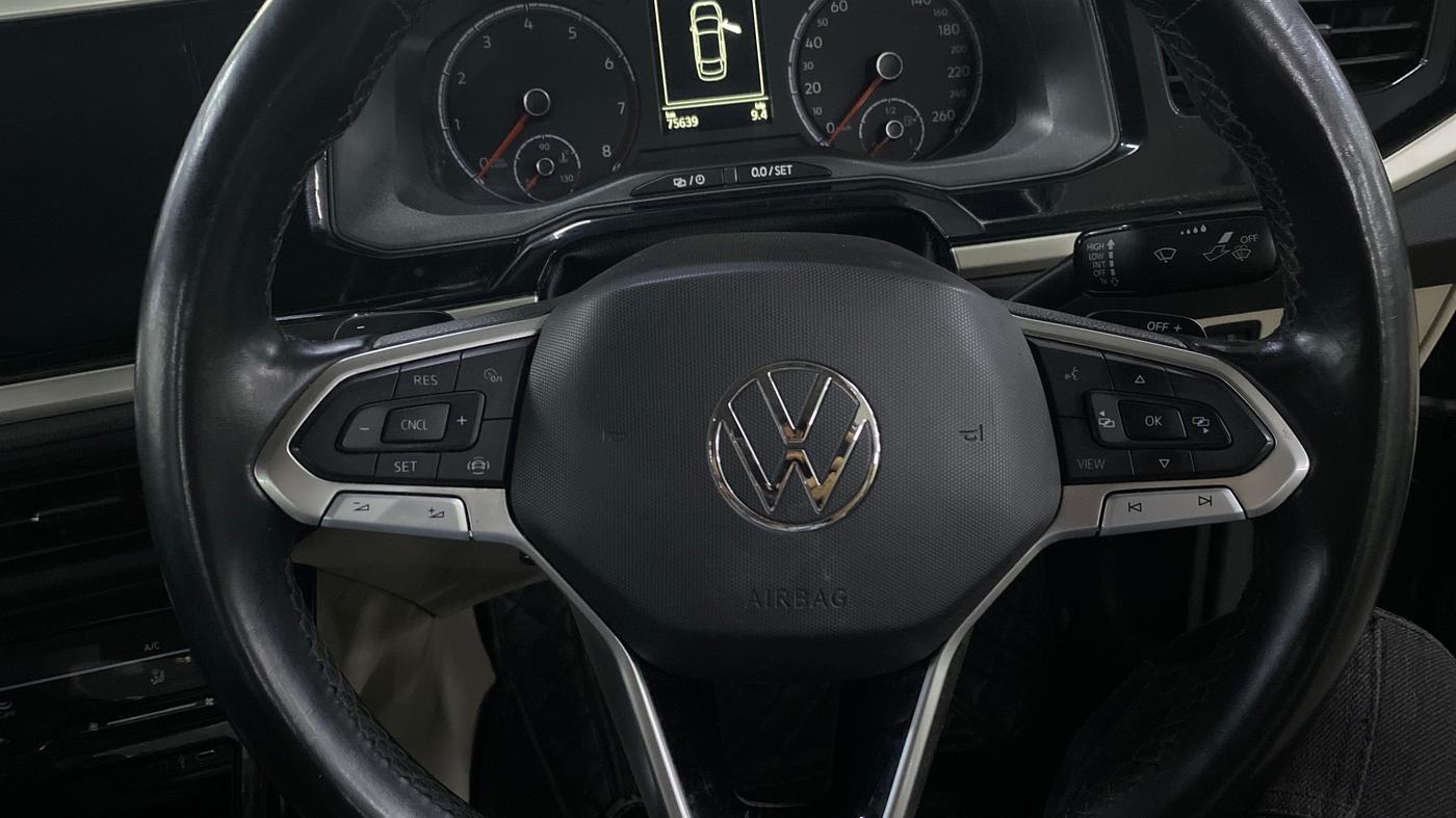 2023 Volkswagen VIRTUS HIGHLINE TSI 1.0 AT, Petrol, Automatic, 75,629 km, Adaptive Cruise Control