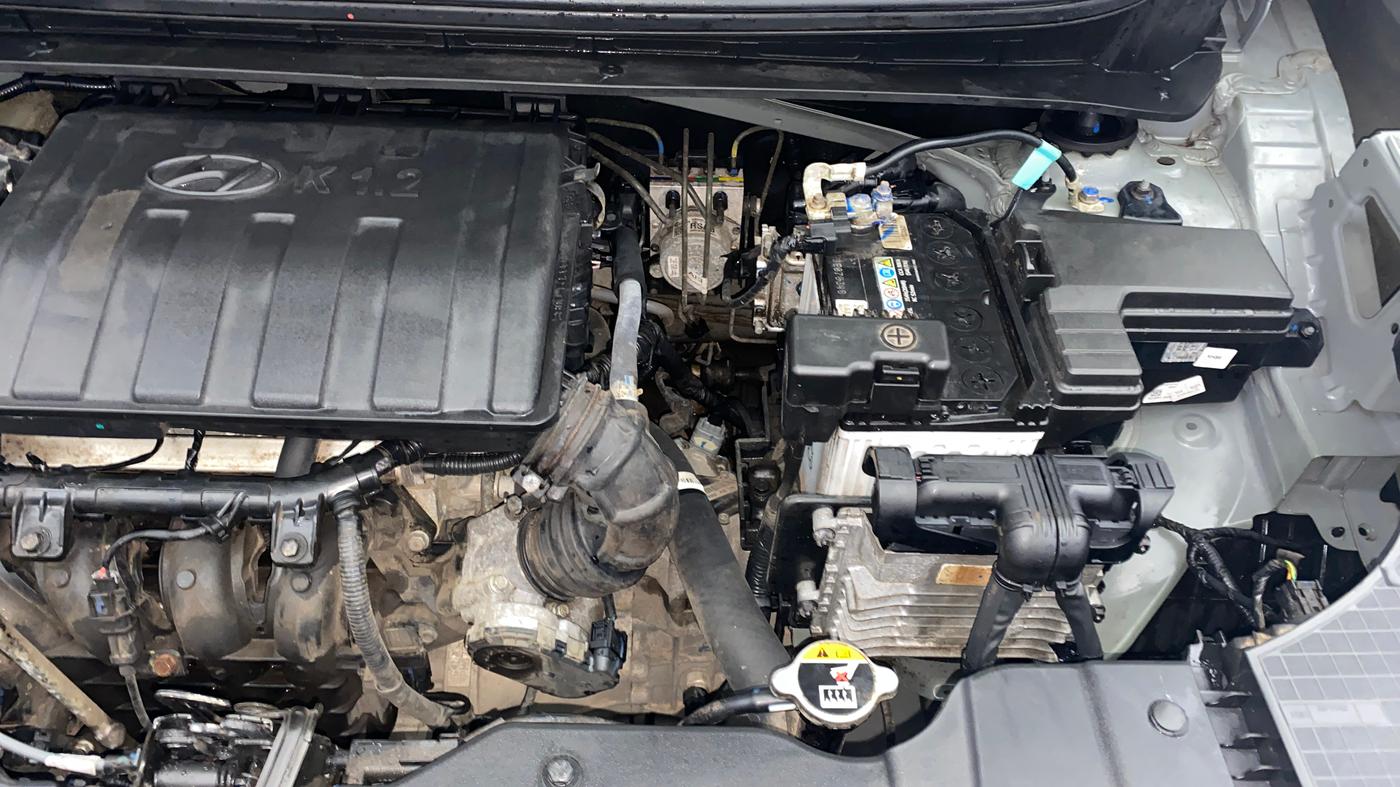 2023 Hyundai EXTER SX(O) CONNECT 1.2 AMT, Petrol, Automatic, 14,123 km, Engine View - Left