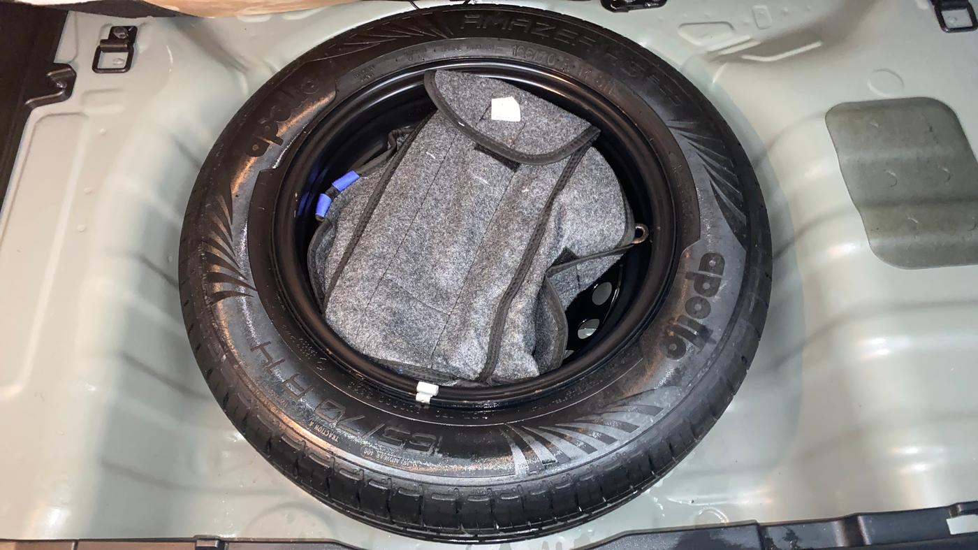 2023 Hyundai EXTER SX(O) CONNECT 1.2 AMT, Petrol, Automatic, 14,123 km, Spare Tyre