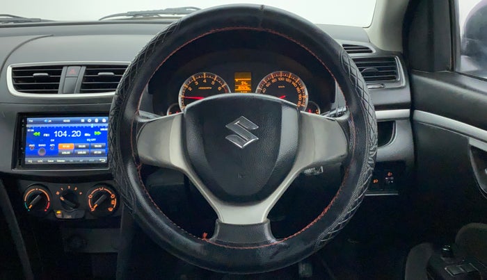 2013 Maruti Swift VXI, Petrol, Manual, 80,928 km, Steering Wheel Close Up