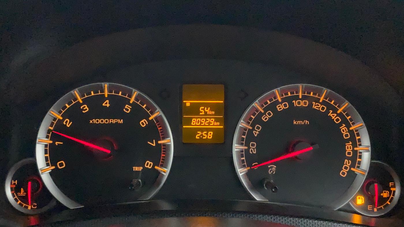 2013 Maruti Swift VXI, Petrol, Manual, 80,928 km, Odometer Image