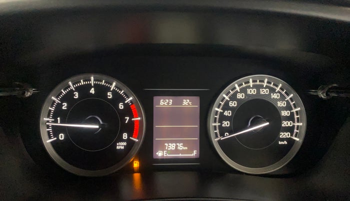 2022 Maruti Baleno SIGMA PETROL 1.2, Petrol, Manual, 73,866 km, Odometer Image