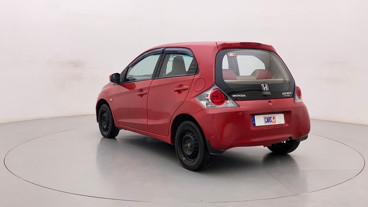 2012 Honda Brio S MT, Petrol, Manual, 91,444 km, Left Back Diagonal