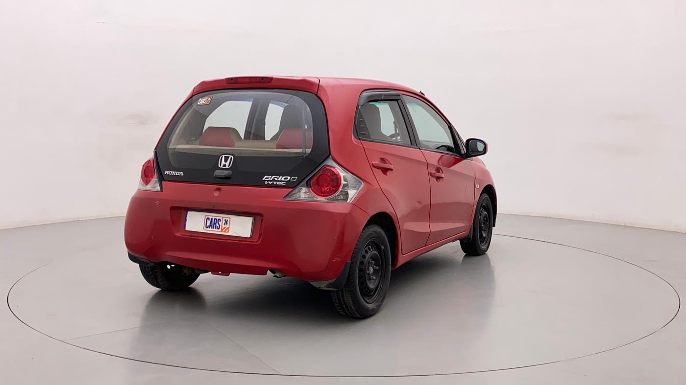 2012 Honda Brio S MT, Petrol, Manual, 91,444 km, Right Back Diagonal