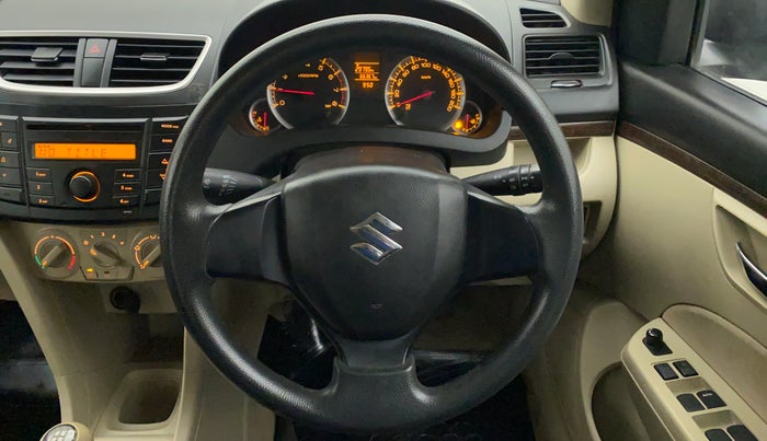 2013 Maruti Swift Dzire VXI, Petrol, Manual, 66,367 km, Steering Wheel Close Up