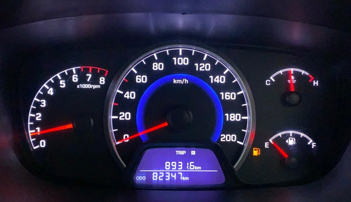 2016 Hyundai Grand i10 SPORTZ 1.2 KAPPA VTVT, Petrol, Manual, 82,409 km, Odometer Image