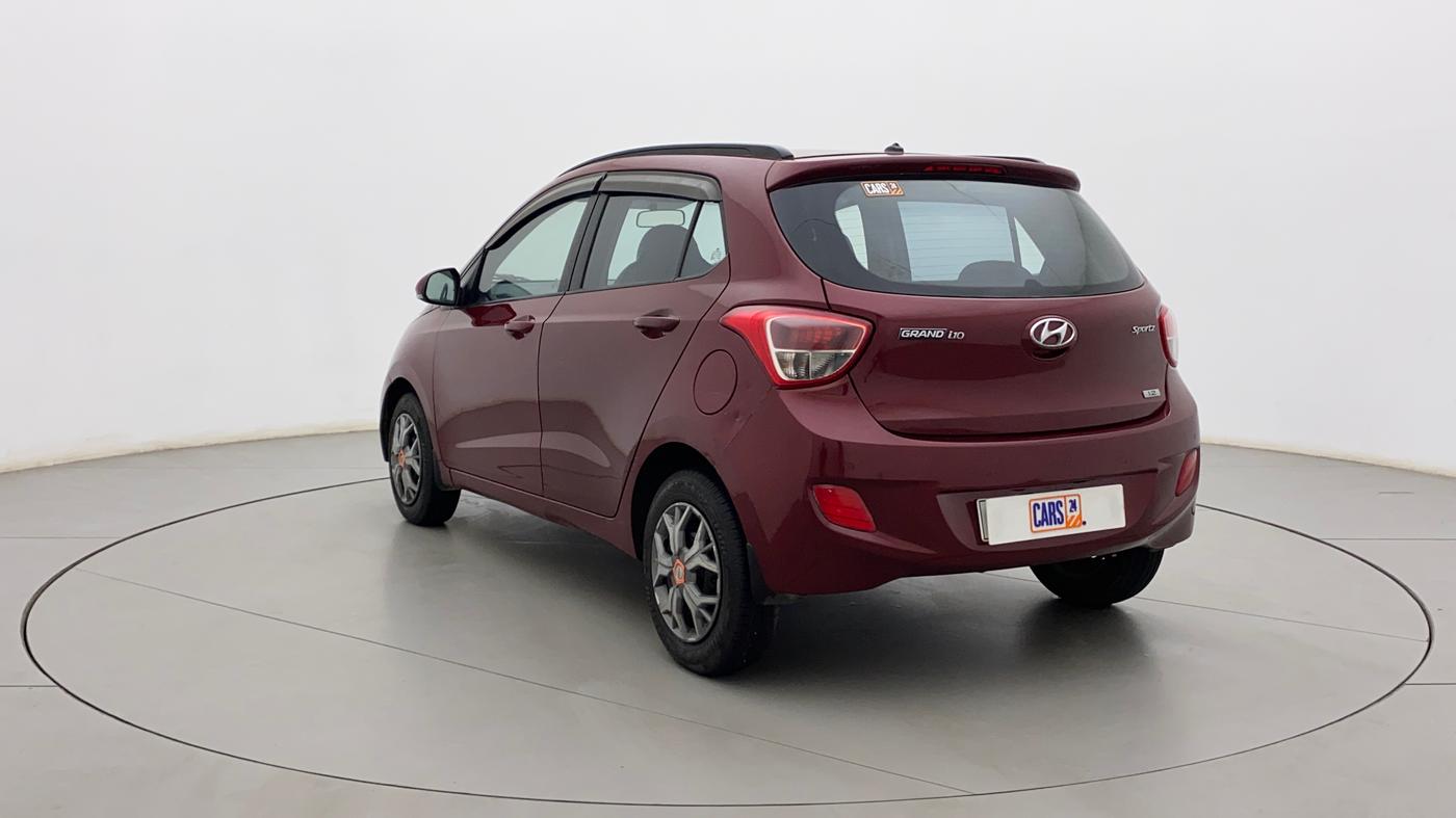 2016 Hyundai Grand i10 SPORTZ 1.2 KAPPA VTVT, Petrol, Manual, 82,409 km, Left Back Diagonal
