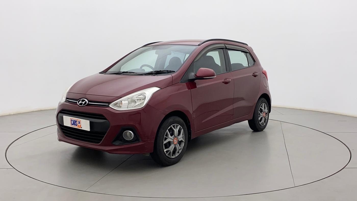 2016 Hyundai Grand i10 SPORTZ 1.2 KAPPA VTVT, Petrol, Manual, 82,409 km, Left Front Diagonal