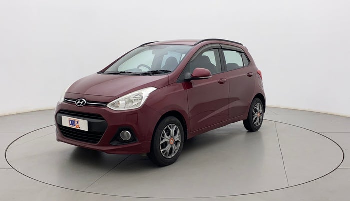 2016 Hyundai Grand i10 SPORTZ 1.2 KAPPA VTVT, Petrol, Manual, 82,409 km, Left Front Diagonal