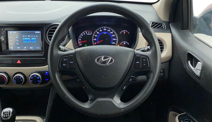 2016 Hyundai Grand i10 SPORTZ 1.2 KAPPA VTVT, Petrol, Manual, 82,409 km, Steering Wheel Close Up