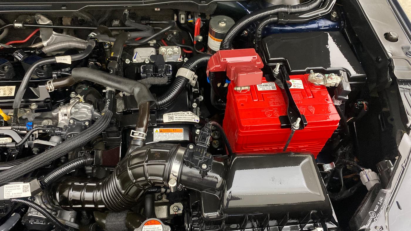 2022 Maruti Grand Vitara ALPHA PLUS HYBRID ECVT, Hybrid, Automatic, 57,560 km, Engine View - Left
