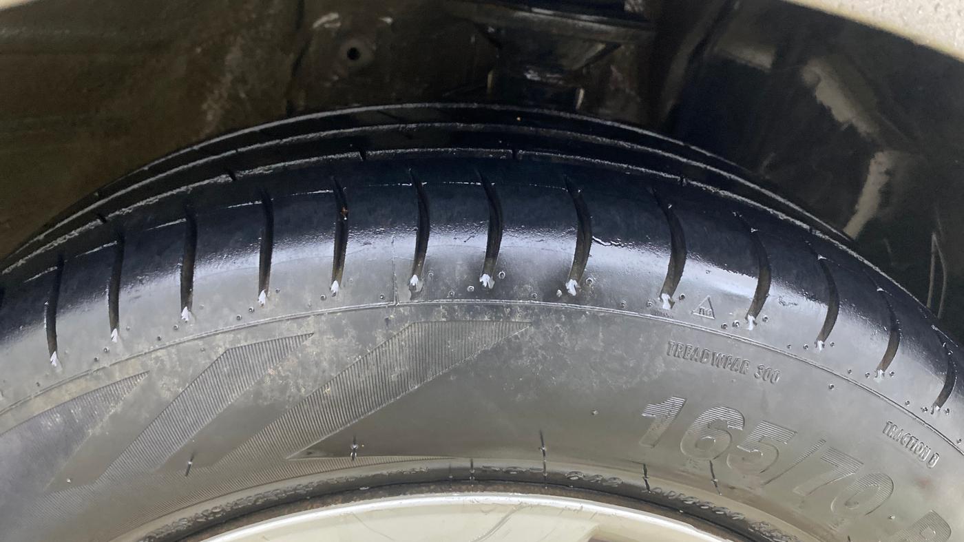 2019 Maruti New Wagon-R VXI 1.0, Petrol, Manual, 96,822 km, Right Front Tyre Tread
