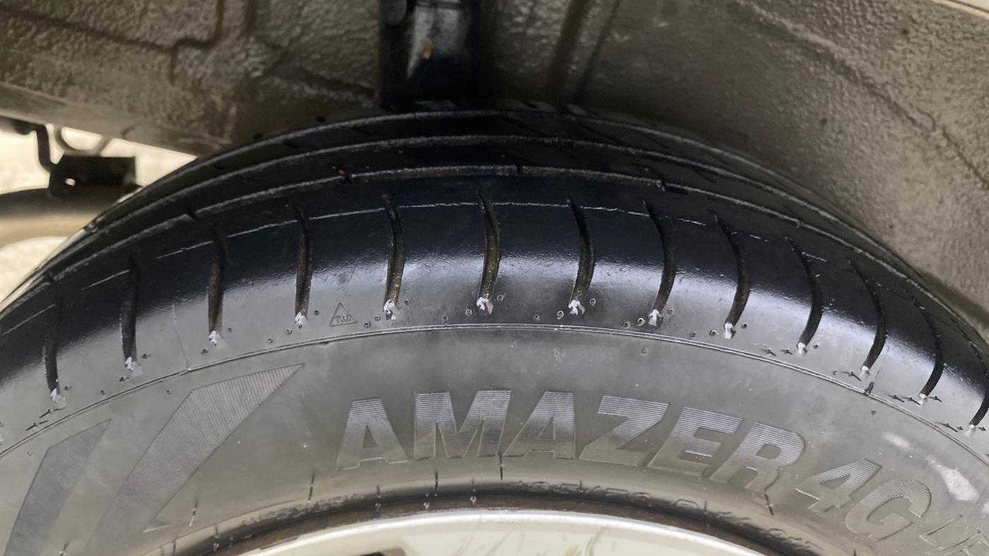 2019 Maruti New Wagon-R VXI 1.0, Petrol, Manual, 96,822 km, Right Rear Tyre Tread