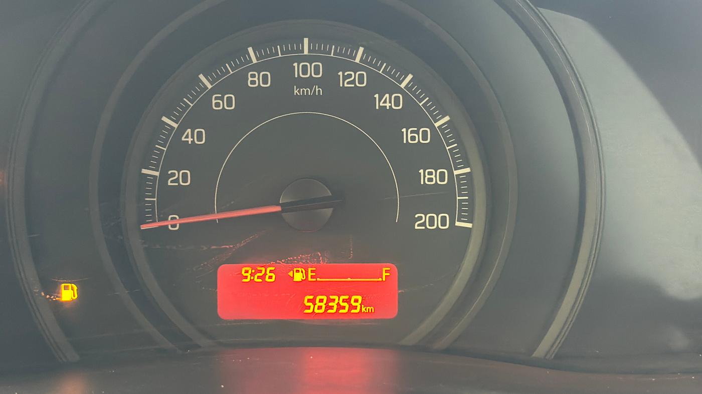 2019 Maruti Swift LXI, CNG, Manual, 58,358 km, Odometer Image
