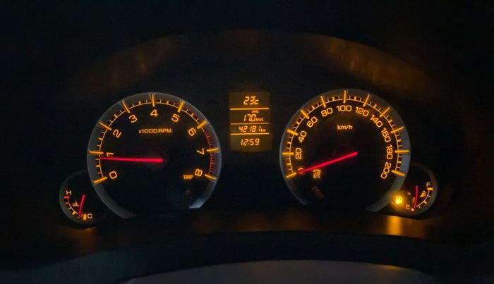 2014 Maruti Swift Dzire ZXI, Petrol, Manual, 42,162 km, Odometer Image