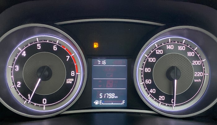 2018 Maruti Dzire VXI, CNG, Manual, 51,829 km, Odometer Image