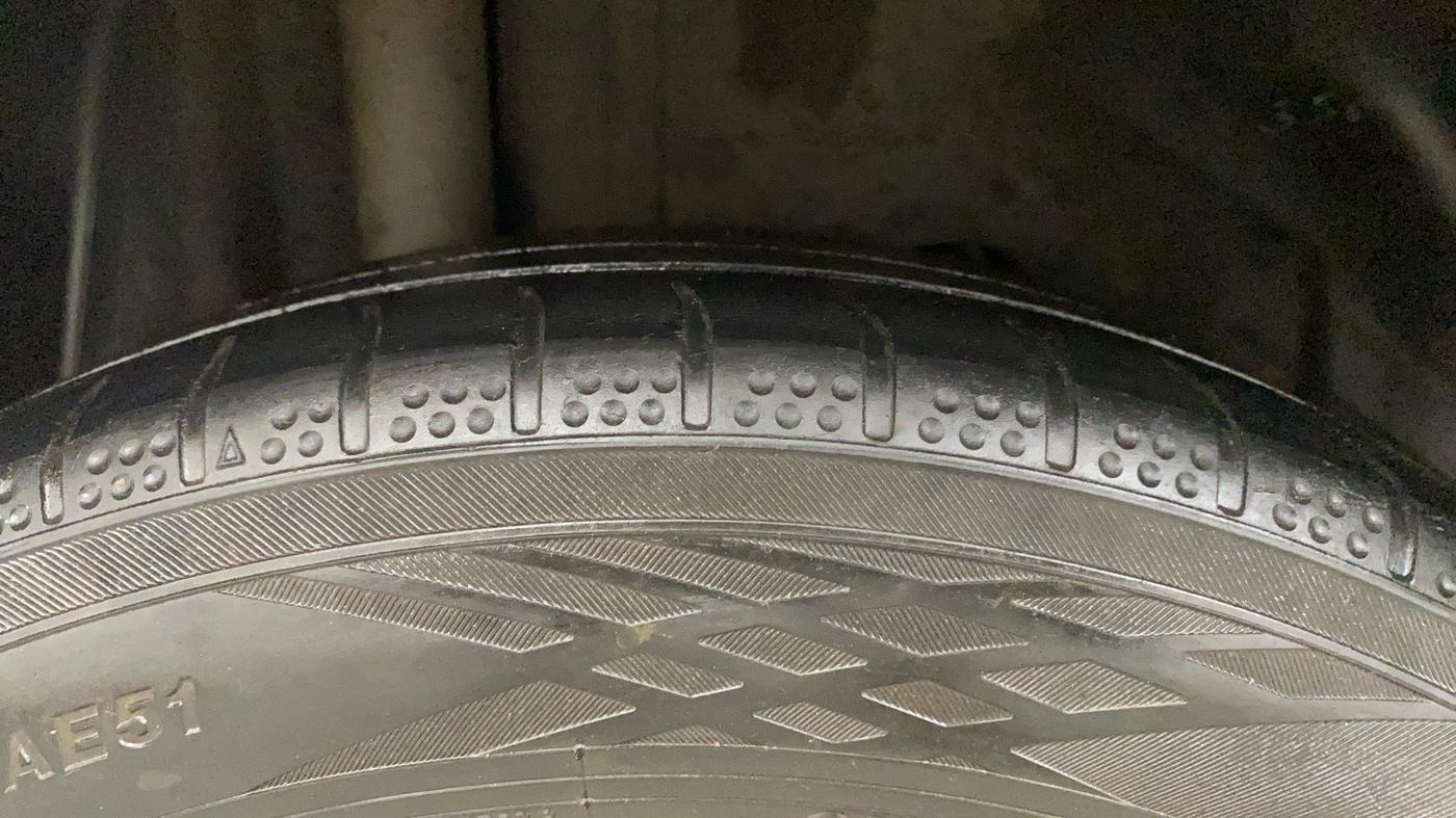 2020 Ford FREESTYLE TITANIUM PLUS 1.2 PETROL, Petrol, Manual, 1,17,947 km, Right Rear Tyre Tread