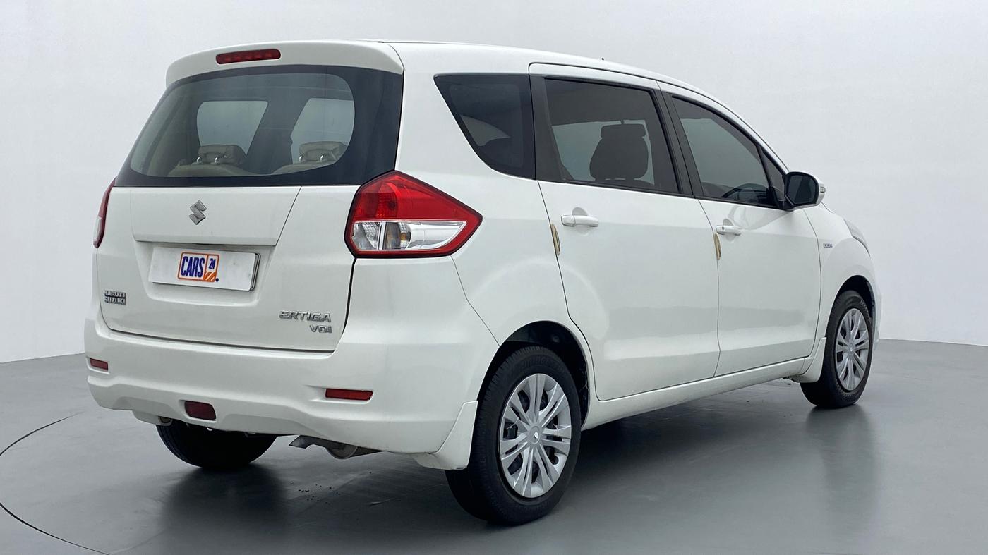 2012 Maruti Ertiga VDI ABS, Diesel, Manual, 71,002 km, Right Back Diagonal (45- Degree) View