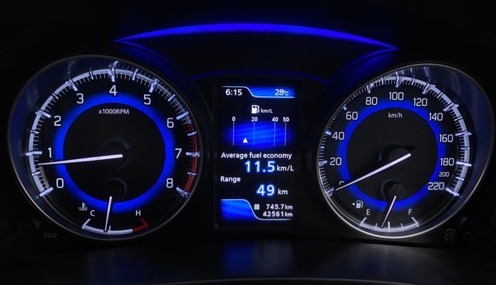 2019 Maruti Baleno ZETA PETROL 1.2, Petrol, Manual, 42,557 km, Odometer Image