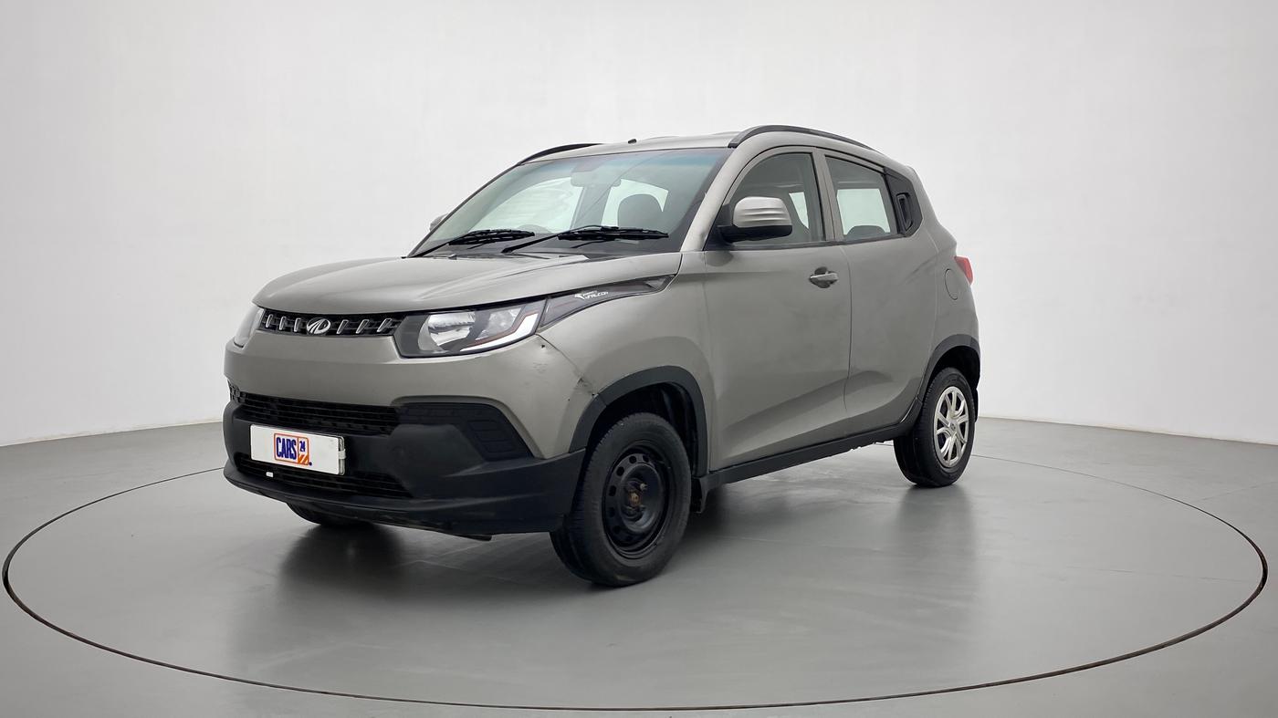 2017 Mahindra Kuv100 K4 6 STR, Petrol, Manual, 50,063 km, Left Front Diagonal