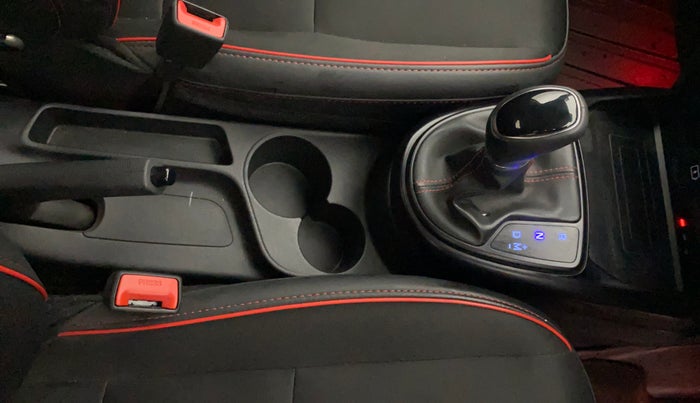 2024 Hyundai EXTER SX (O) Connect 1.2 AMT Knight Edition, Petrol, Automatic, 4,295 km, Gear Lever