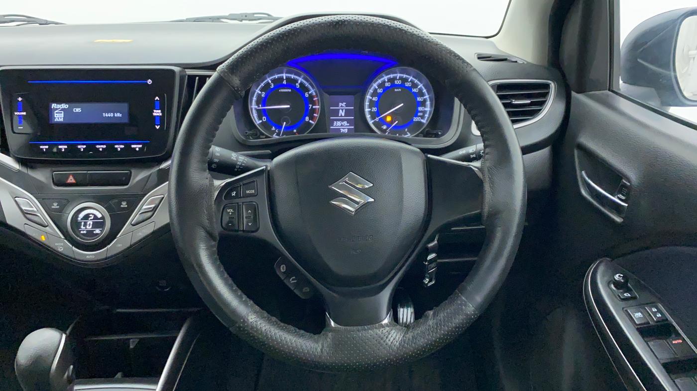 2020 Maruti Baleno DELTA 1.2 K12 AT, Petrol, Automatic, 34,222 km, Steering Wheel Close Up