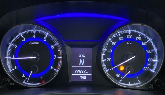 2020 Maruti Baleno DELTA 1.2 K12 AT, Petrol, Automatic, 34,222 km, Odometer Image