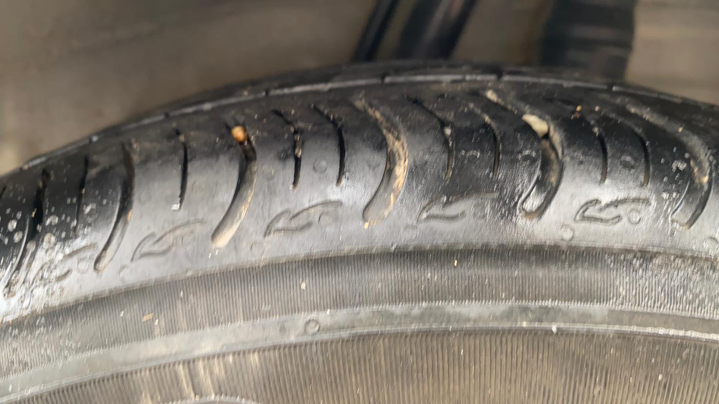 2024 Honda Amaze 1.2L I-VTEC VX, CNG, Manual, 28,072 km, Left Rear Tyre Tread