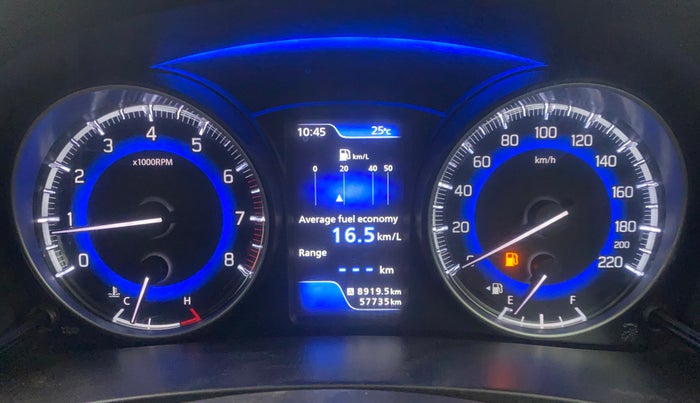 2019 Maruti Baleno ALPHA PETROL 1.2, Petrol, Manual, 57,701 km, Odometer Image