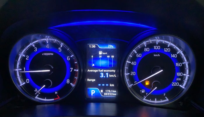 2017 Maruti Baleno ZETA CVT PETROL 1.2, Petrol, Automatic, 86,552 km, Odometer Image