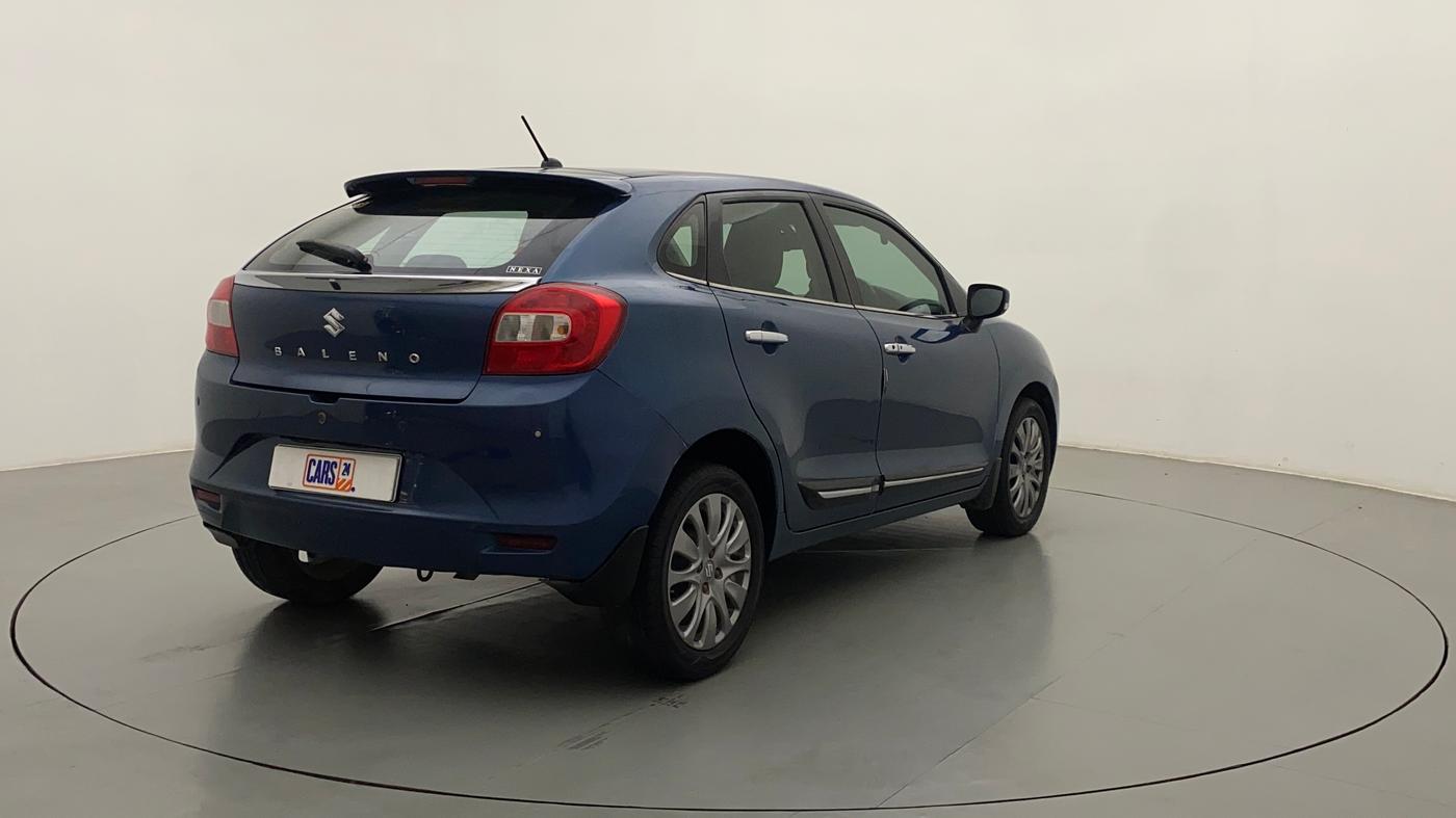 2017 Maruti Baleno ZETA CVT PETROL 1.2, Petrol, Automatic, 86,552 km, Right Back Diagonal