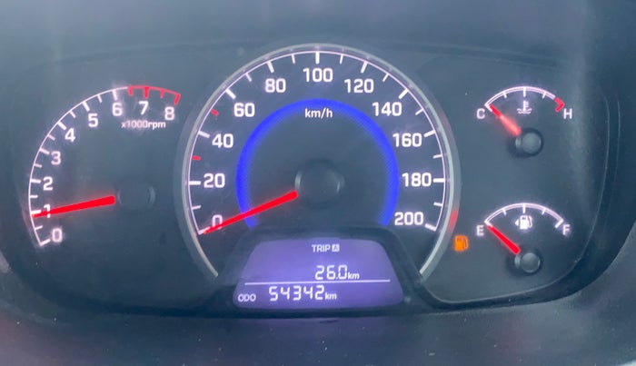 2016 Hyundai Grand i10 ASTA (O) 1.2 KAPPA VTVT, Petrol, Manual, 54,342 km, Odometer Image