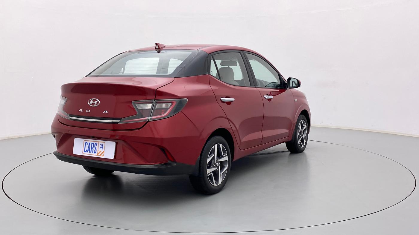 2020 Hyundai AURA SX PLUS 1.2 AMT, Petrol, Automatic, 28,167 km, Right Back Diagonal